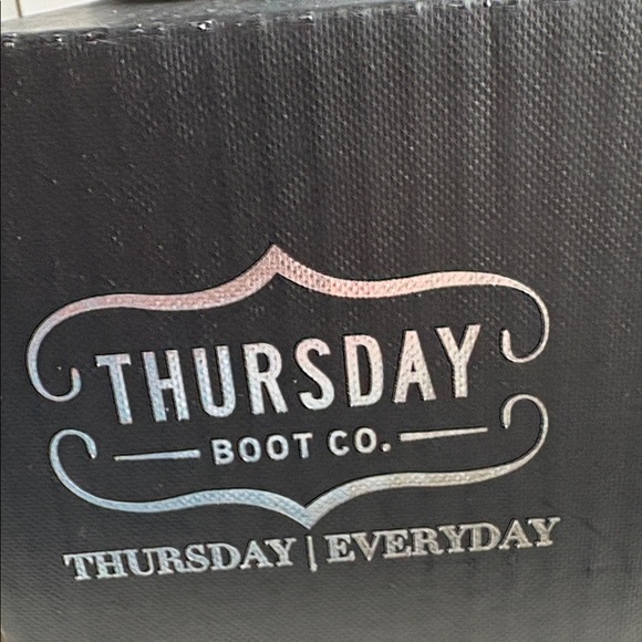 THURSDAY BOOTS - DUCHESS IN BLACK 8.5 NEW - Picture 7 of 8